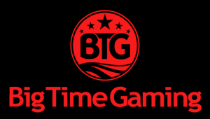 Big Time Gaming logo – online casino game provider