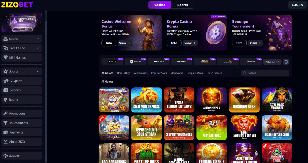 US online casinos with slots and live casino games