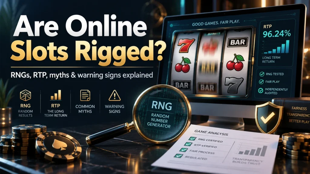 هَلْ يُجهزُ فتحاتُ على الإنترنتِ؟ RNG and RTP explained
